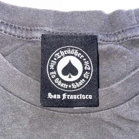 Gray thrasher T-shirt - size small - Picture 2 of 3